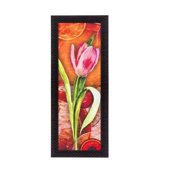 Abstract Colorful Flowers Satin Matt Texture UV Art Painting 1