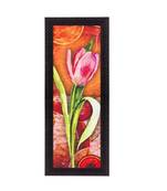 Abstract Colorful Flowers Satin Matt Texture UV Art Painting
