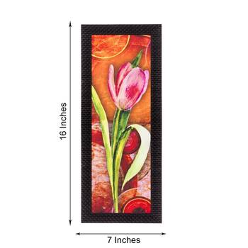 Abstract Colorful Flowers Satin Matt Texture UV Art Painting 2