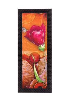 Abstract Colorful Flowers Satin Matt Texture UV Art Painting
