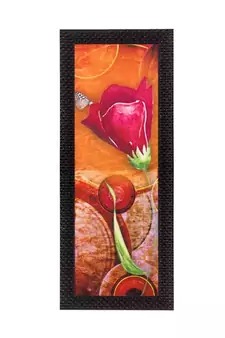 Abstract Colorful Flowers Satin Matt Texture UV Art Painting