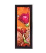 Abstract Colorful Flowers Satin Matt Texture UV Art Painting
