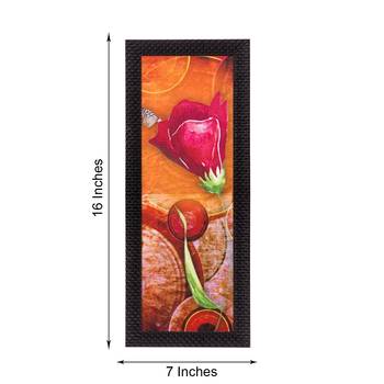 Abstract Colorful Flowers Satin Matt Texture UV Art Painting 2