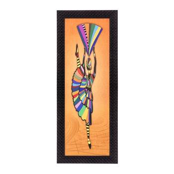 Abstract Dance Figurine Satin Matt Texture UV Art Painting 1
