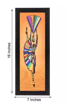 Abstract Dance Figurine Satin Matt Texture UV Art Painting