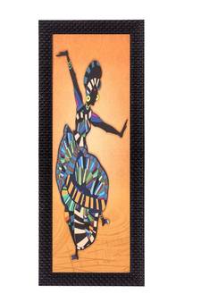 Abstract Dancing Woman Satin Matt Texture UV Art Painting