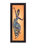 Abstract Dancing Woman Satin Matt Texture UV Art Painting