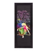 Abstract Colorful Woman Pose Satin Matt Texture UV Art Painting