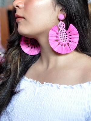 Pink Earrings 2