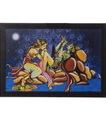 Radha Krishna Love Moments Satin Matt Texture UV Art Painting