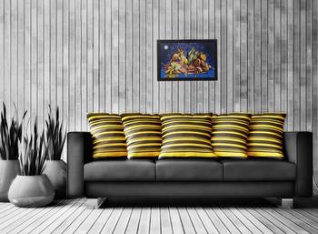 Radha Krishna Love Moments Satin Matt Texture UV Art Painting 2