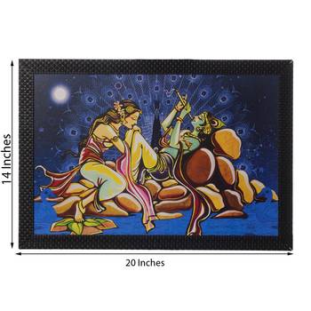 Radha Krishna Love Moments Satin Matt Texture UV Art Painting 3