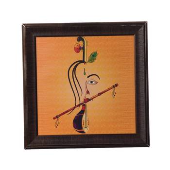Abstract Krishna Satin Matt Texture UV Art Painting 1