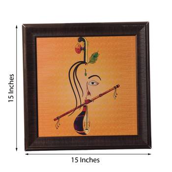 Abstract Krishna Satin Matt Texture UV Art Painting 3