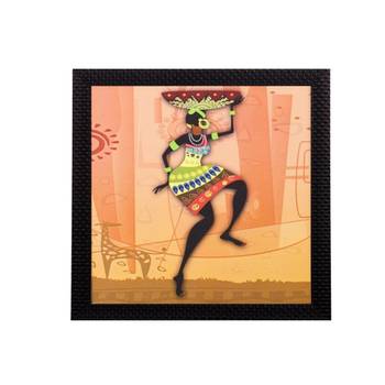 Dancing Woman Satin Matt Texture UV Art Painting 1