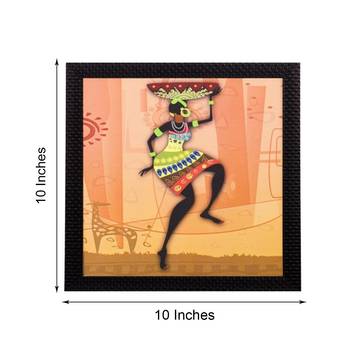 Dancing Woman Satin Matt Texture UV Art Painting 2
