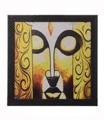 Meditating Buddha Satin Matt Texture UV Art Painting