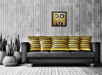 Meditating Buddha Satin Matt Texture UV Art Painting 2