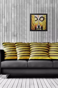 Meditating Buddha Satin Matt Texture UV Art Painting
