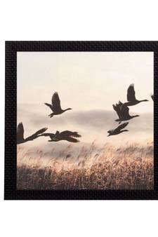 Bird Scenic View Satin Matt Texture UV Art Painting
