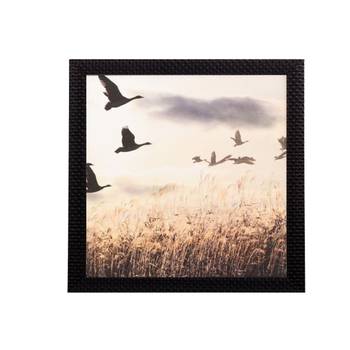 Scenic Flying Birds Satin Matt Texture UV Art Painting 1