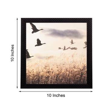 Scenic Flying Birds Satin Matt Texture UV Art Painting 2