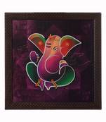 Colorful Lord Ganesha Satin Matt Texture UV Art Painting