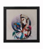 Radha Krishna Satin Matt Texture UV Art Painting