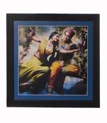 Radha Krishna Satin Matt Texture UV Art Painting