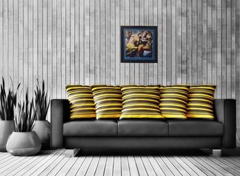 Radha Krishna Satin Matt Texture UV Art Painting 2