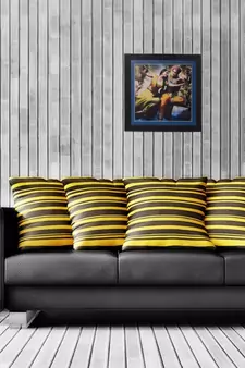 Radha Krishna Satin Matt Texture UV Art Painting