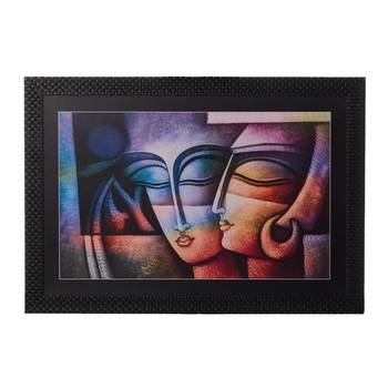 Radha Krishna Satin Matt Texture UV Art Painting 1