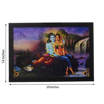 Radha Krishna Satin Matt Texture UV Art Painting 3