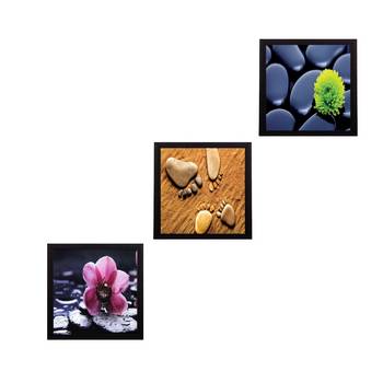 Set Of 3 Natural Beauty Shots Satin Matt Texture UV Art Painting 1