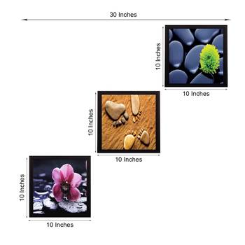 Set Of 3 Natural Beauty Shots Satin Matt Texture UV Art Painting 2