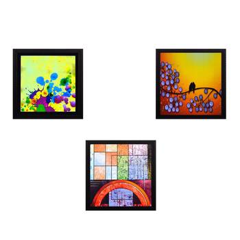 Set Of 3 Natural Beauty Shots Satin Matt Texture UV Art Painting 1