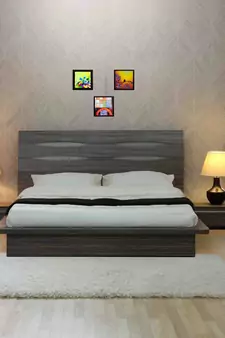 Set Of 3 Natural Beauty Shots Satin Matt Texture UV Art Painting