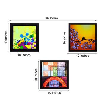 Set Of 3 Natural Beauty Shots Satin Matt Texture UV Art Painting 3