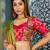 Green Banarasi Silk Resham Work Circular Lehenga Choli