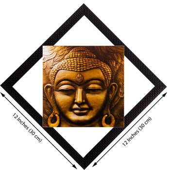 Face Of Lord Buddha Satin Matt Texture UV Art Painting 2
