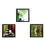 Set Of 3 Natural Beauty Shots Satin Matt Texture UV Art Painting
