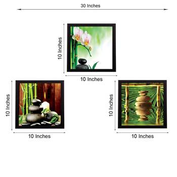 Set Of 3 Natural Beauty Shots Satin Matt Texture UV Art Painting 3