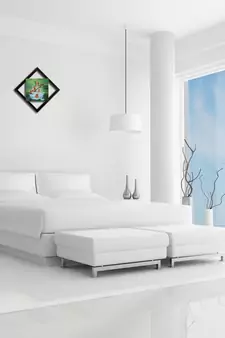 Godess Saraswati Satin Matt Texture UV Art Painting