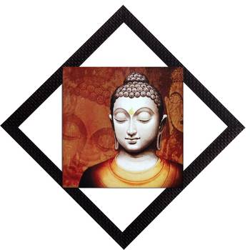 Peaceful Lord Buddha Satin Matt Texture UV Art Painting 1