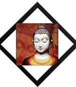 Peaceful Lord Buddha Satin Matt Texture UV Art Painting