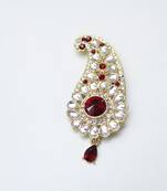 Red diamond brooch