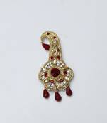 Red diamond brooch