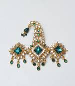 Blue diamond brooch