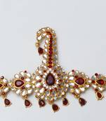Red diamond brooch