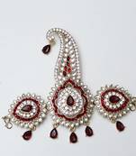 Red diamond brooch